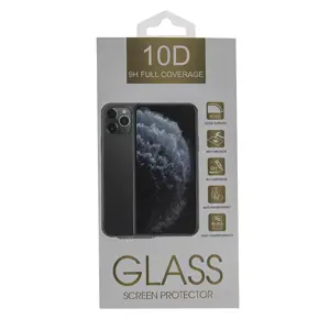 Grūdintas stiklas 10D, skirtas "Samsung Galaxy A52 4G" / A52 5G / A52S 5G / A53 5G, juodas rėmelis
