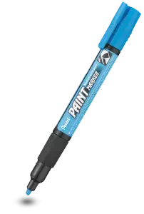 Permanentinių žymeklių rinkinys PENTEL, 4 mm, 4 vnt.