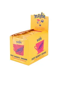 Uogų tyrė MASHIE Original, aviečių ir mėlynių, 15vnt.