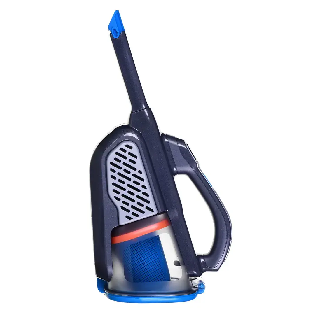 "Black &amp; Decker" BHHV520BF rankinis dulkių siurblys juodas, mėlynas, sidabrinis be maišelio