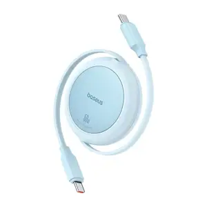 Baseus Free2Pull Mini USB-C to USB-C 60W USB cable, 1m (blue)