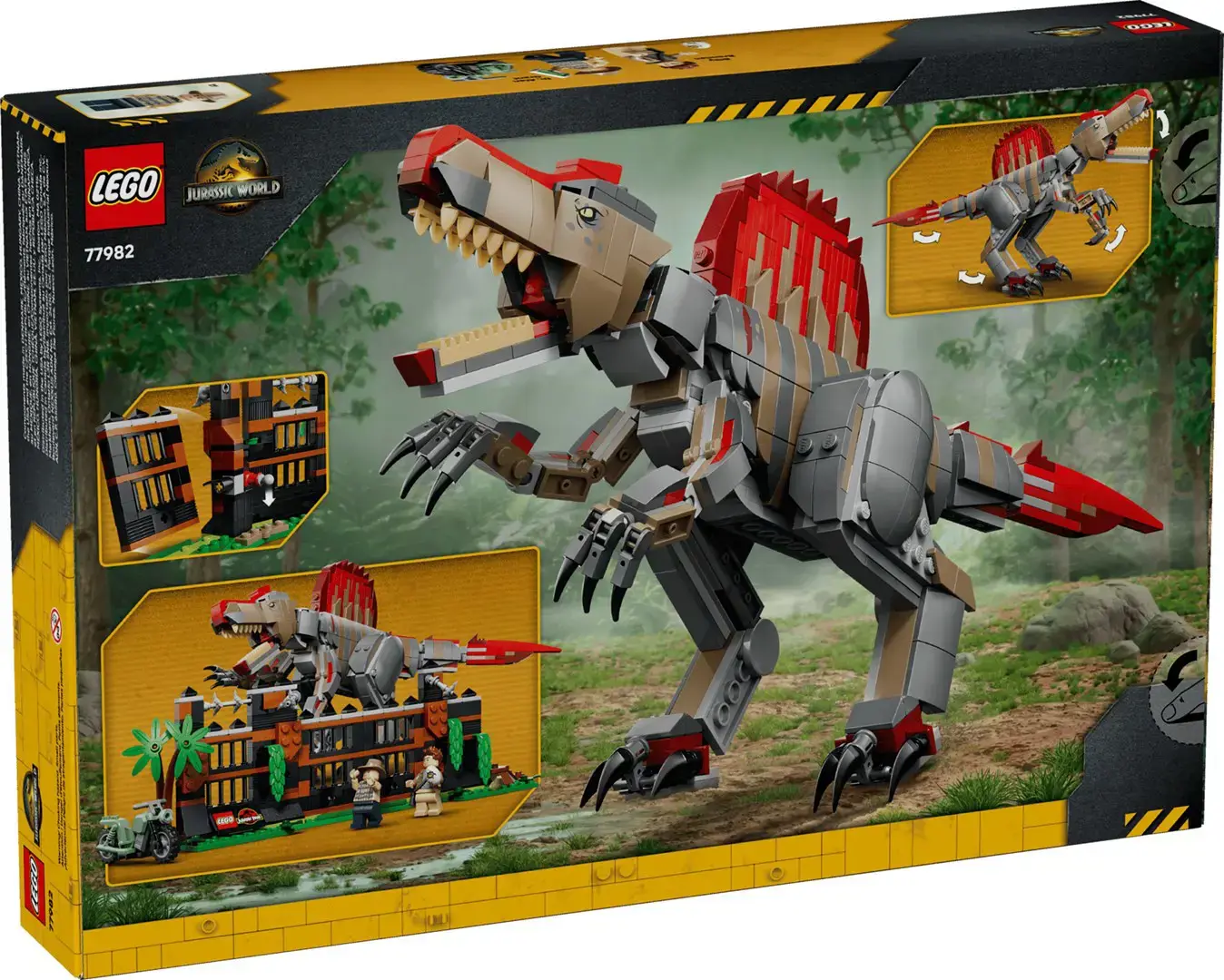 LEGO JURASSIC WORLD 77982 Spinosaurus Dinosaur Escape