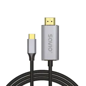 Savio USB cable USB 3.2 Gen 2 (3.1 Gen 2) 2 m USB C USB-C/HDMI