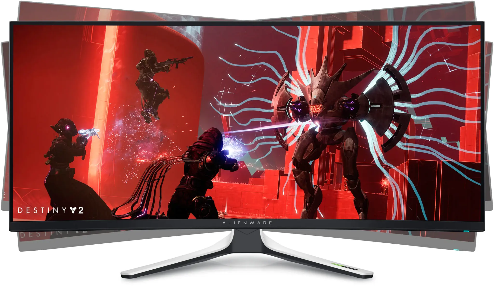 "Alienware AW3423DW", 86,8 cm (34,2"), 3440 x 1440 taškų, "Quad HD", OLED, 0,1 ms, balta, juoda
