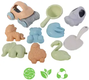 WOOPIE GREEN Selfie smėlio rinkinys 10 vnt. BIOLOGIŠKAI SKAIDI ORGANINĖ MEDŽIAGA