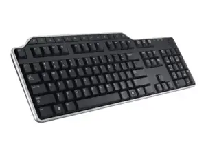 DELL KB522, pilno dydžio (100%), laidinis, USB, membraninis, QWERTY, juodas