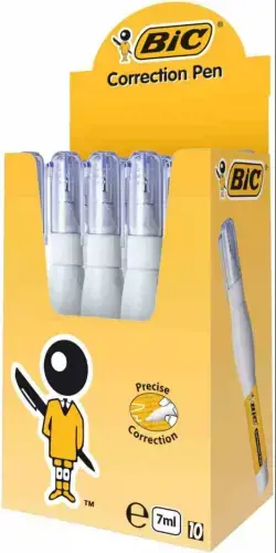 Bic NP korekcinis pieštukas 7 ml, pakuotėje 10 vnt. 996724
