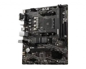 MSI A520M PRO, AMD, "Socket AM4", 3 kartos "AMD Ryzen™ 3", 3 kartos "AMD Ryzen 5", 3 kartos "AMD Ryzen™ 7", 3 kartos..., DDR4-SDRAM, 64 GB, DIMM