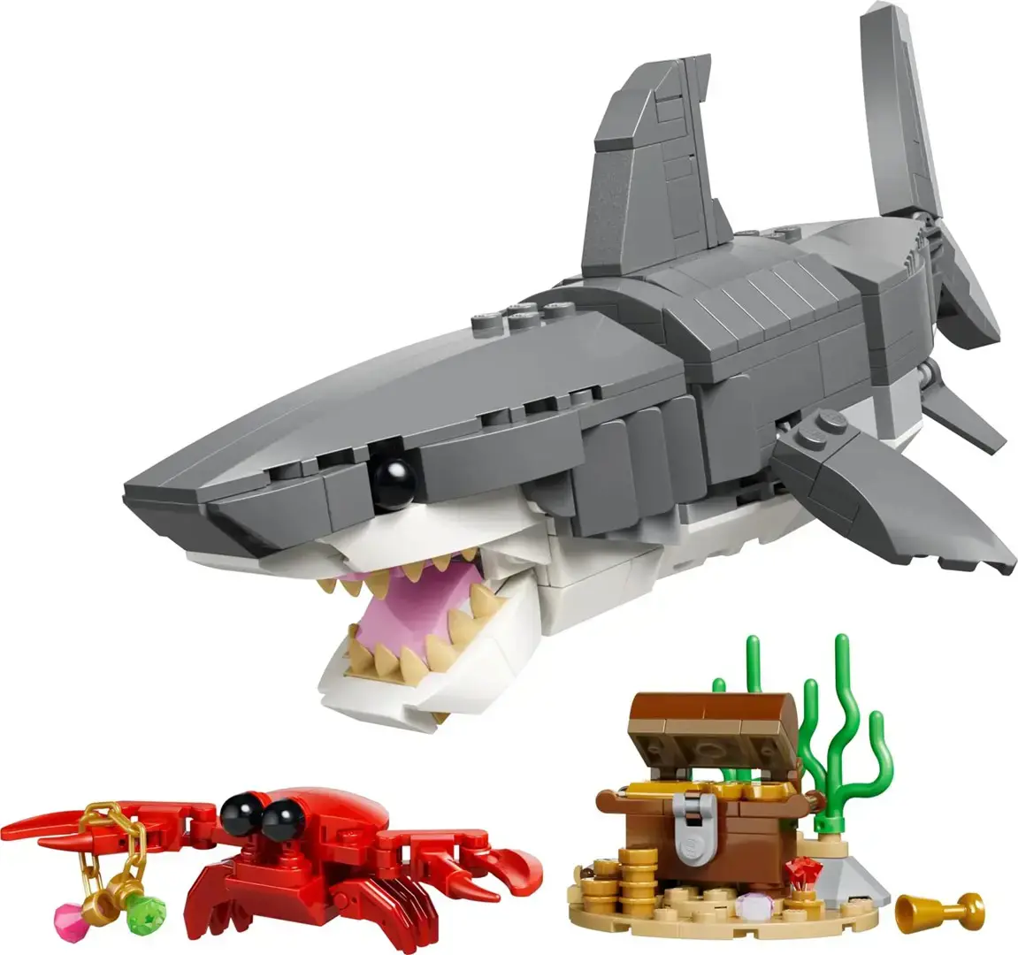 LEGO CREATOR 3 IN 1 31381 Fierce Shark with a Treasure Chest