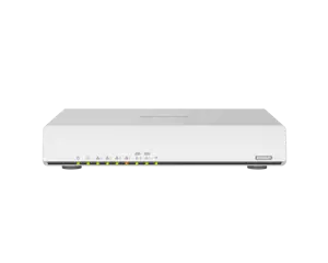 QNAP QHora-301W, "Wi-Fi 6" (802.11ax), dviejų dažnių (2,4 GHz / 5 GHz), Ethernet LAN, baltas, stali…