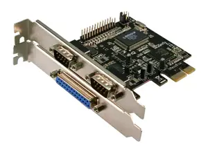 "Logilink" 2 x nuoseklusis (COM), 1 x lygiagretusis (LPT) PCIe