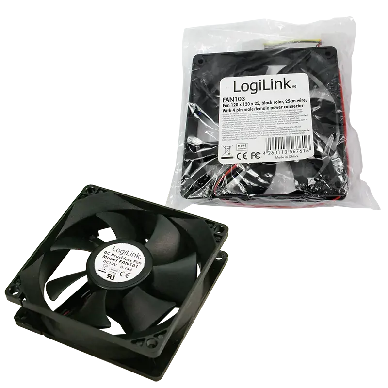 "Logilink FAN103" korpuso ventiliatorius