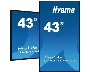 iiyama LH4341UHS-B2, 108 cm (42.5"), LCD, 3840 x 2160 pixels, 18/7