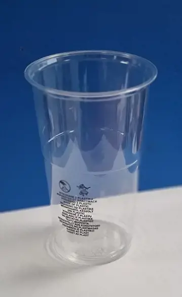 Stiklinė PET AE650(500)ml, D 95mm, H 150 mm, 50 vnt.