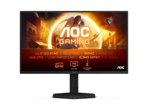 AOC | 25G4SXU | 24.5 " | IPS | FHD | 310 Hz | 1 ms | 1920 x 1080 pixels | 400 cd/m² | HDMI ports qu…