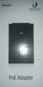 UBIQUITI POE-24-24W "Ubiquiti PoE-24" pasyvusis PoE adapteris ES, 24V 1A, apsauga nuo įžeminimo/ESD, 24W