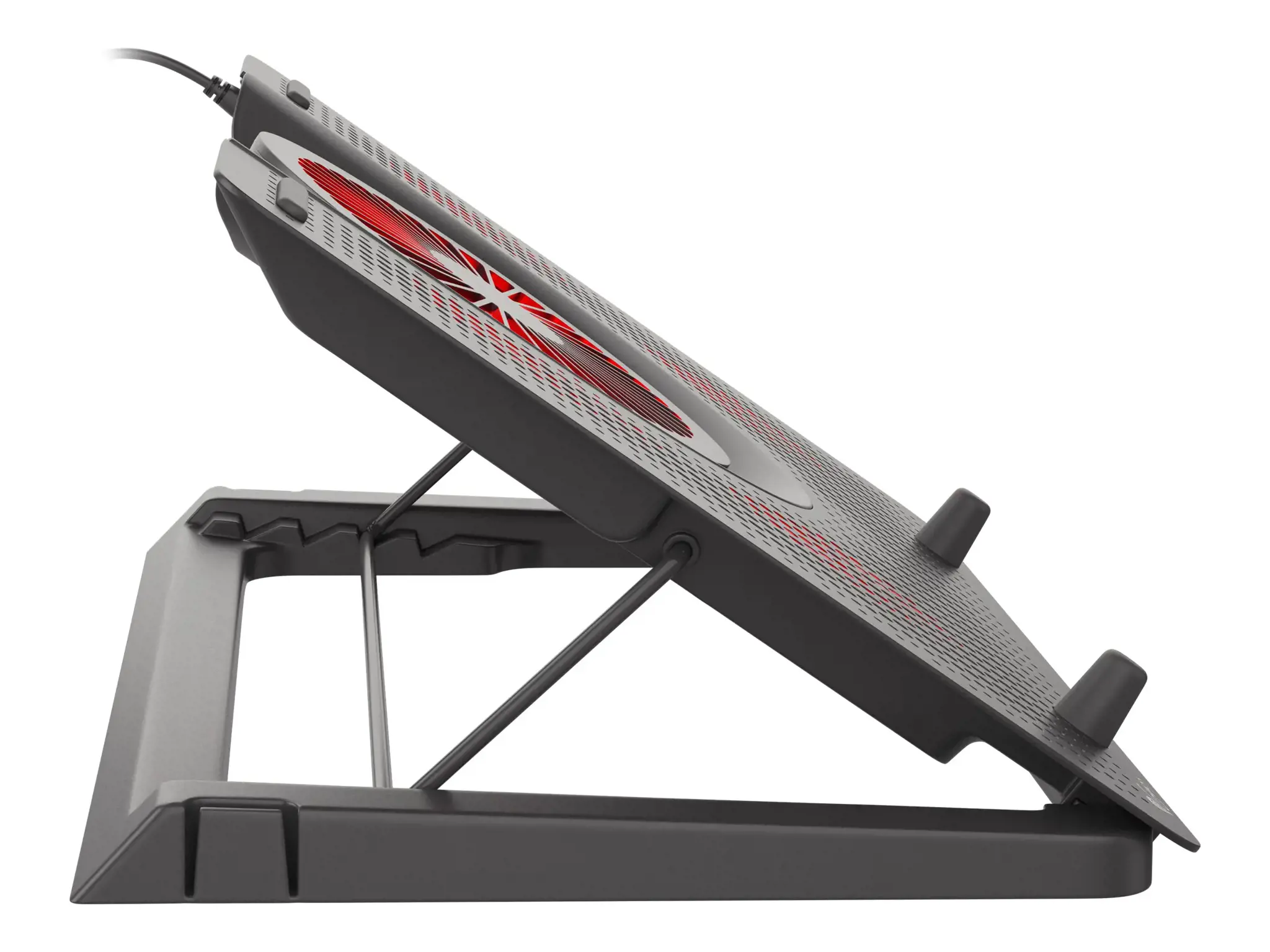 NATEC NHG-1411 "Genesis" nešiojamųjų kompiuterių aušinimo padas OXID 15,6-17,3, 5 ventiliatoriai, LED lemputė, USB