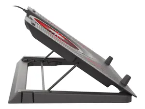 NATEC NHG-1411 "Genesis" nešiojamųjų kompiuterių aušinimo padas OXID 15,6-17,3, 5 ventiliatoriai, LED lemputė, USB