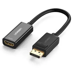 Ugreen 40362, 0,25 m, DisplayPort, HDMI, vyriškas, moteriškas, auksinis