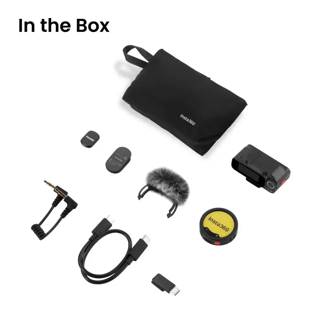Insta360 Mic Pro (1TX + 1RX), black