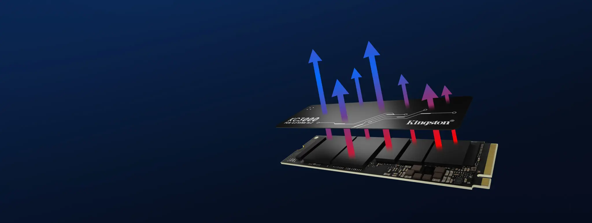 SSD diskas KINGSTON KC3000 4 TB, M.2 2280, PCI Express 4.0 (NVMe)