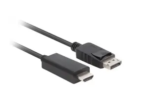 LANBERG kabelis DisplayPort M v1.1->HDMI M 1,8 m juodas