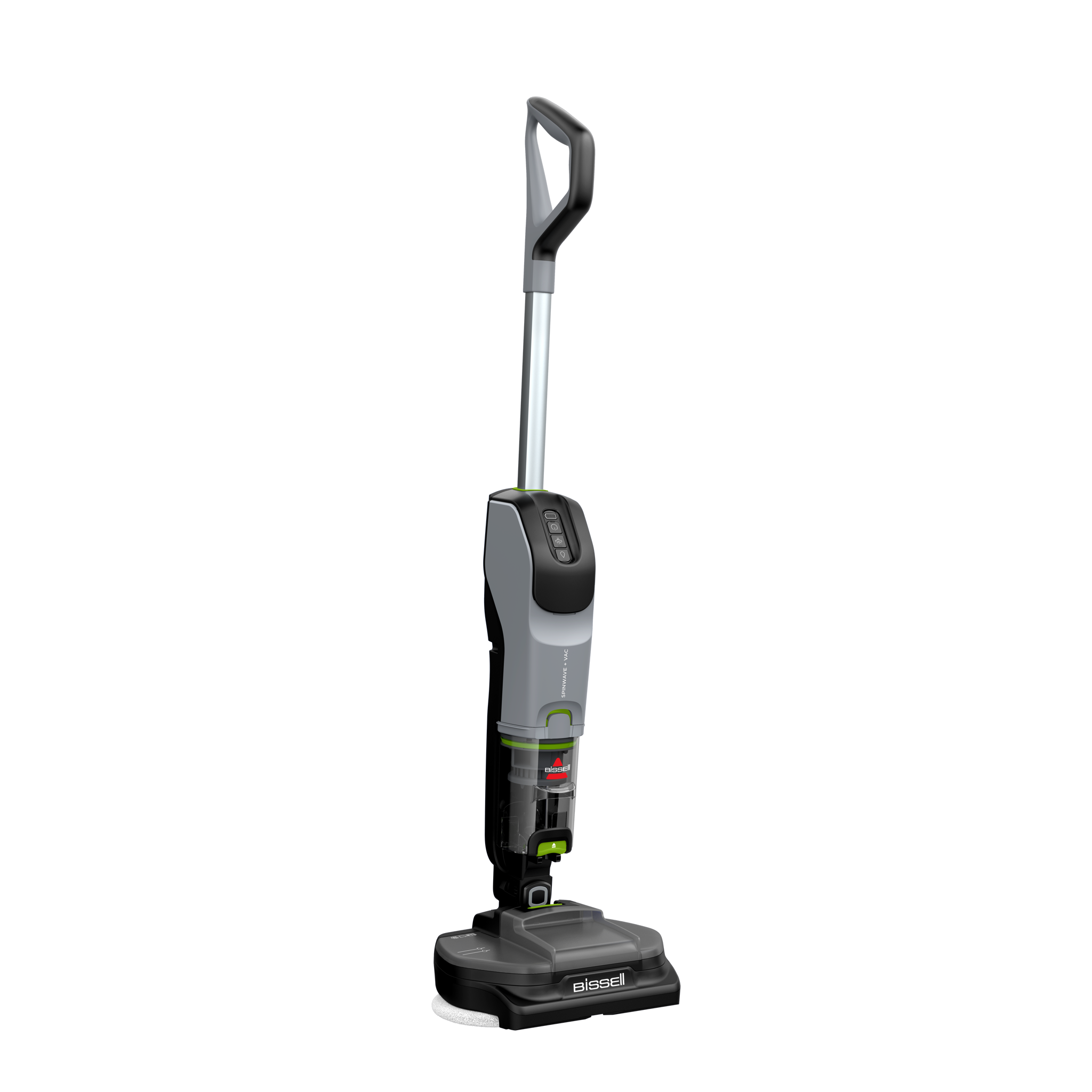 Bissell | Kietų paviršių valytuvas | SpinWave®+ Vac PET Select | Belaidis veikimas | Rankinė lazdelė | Skalbimo funkcija | 25,9 V | Veikimo laikas (maks.) 70 min | Pilka/juoda/juoda | Garantija 24 mėn.