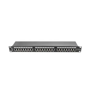 LANBERG PPS5-1024-B Lanberg Patch Panel 24 prievadų 1U, kat. 5e, ekranuota, juoda