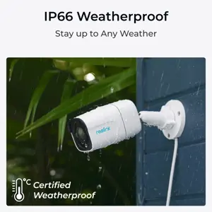 Reolink P340 - Smart 12MP PoE Bullet Camera, Person/Vehicle/Pet Alerts, Color Night Vision, Two-Way Audio, IP security camera, Indoor & outdoor, Wired, 700 lm, 6500 K, Internal