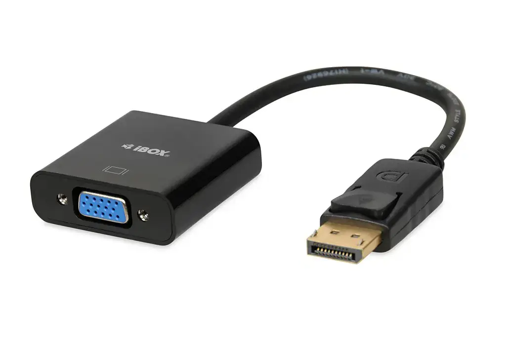 "iBox IADPVGA" ekrano prievado ir VGA kabelio adapteris
