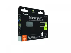 Panasonic Eneloop Pro AAA 930mAh rechargeable - 4 pcs + BOX