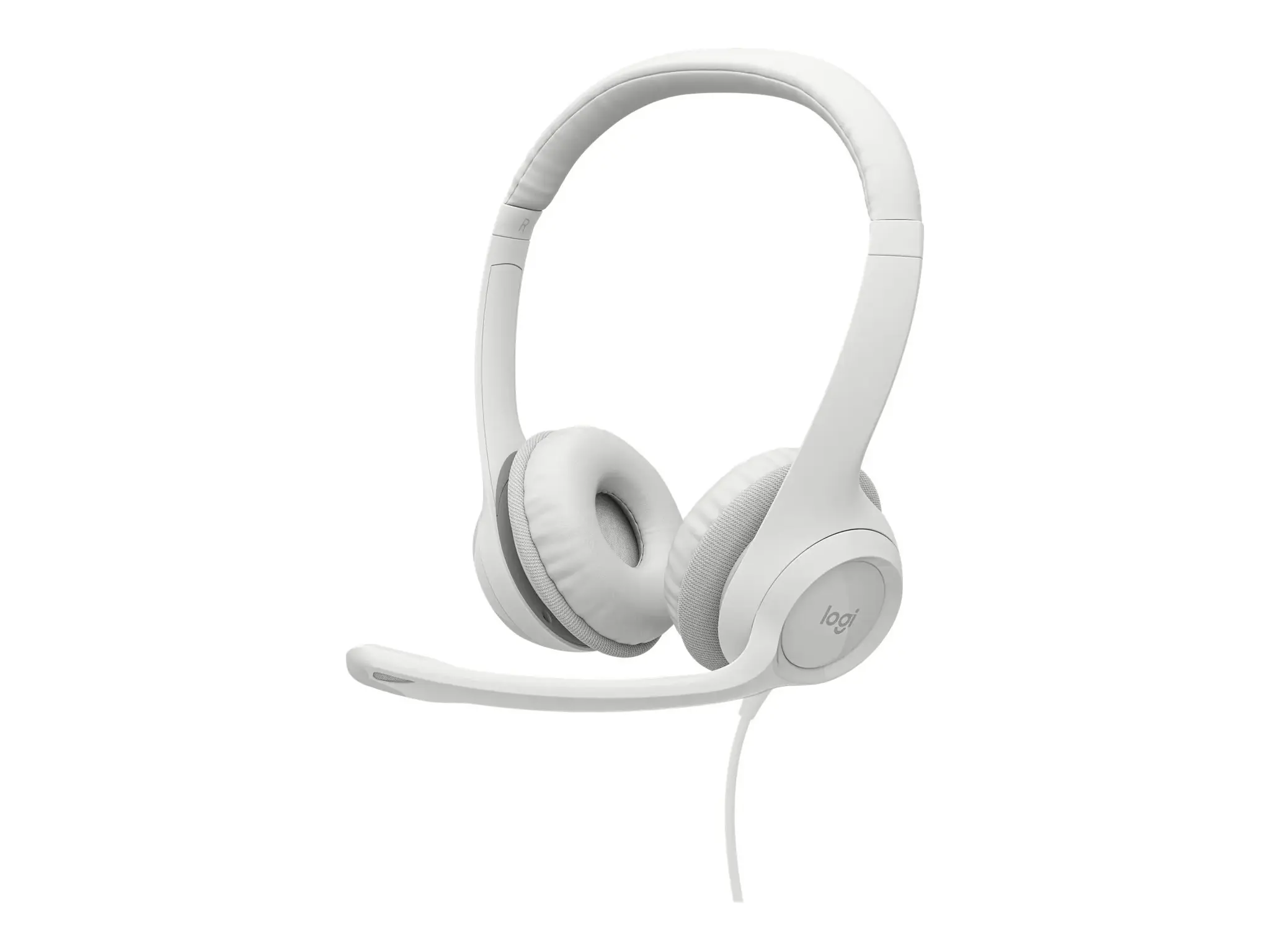 LOGITECH H390 laidinės ausinės - OFFWHITE - USB