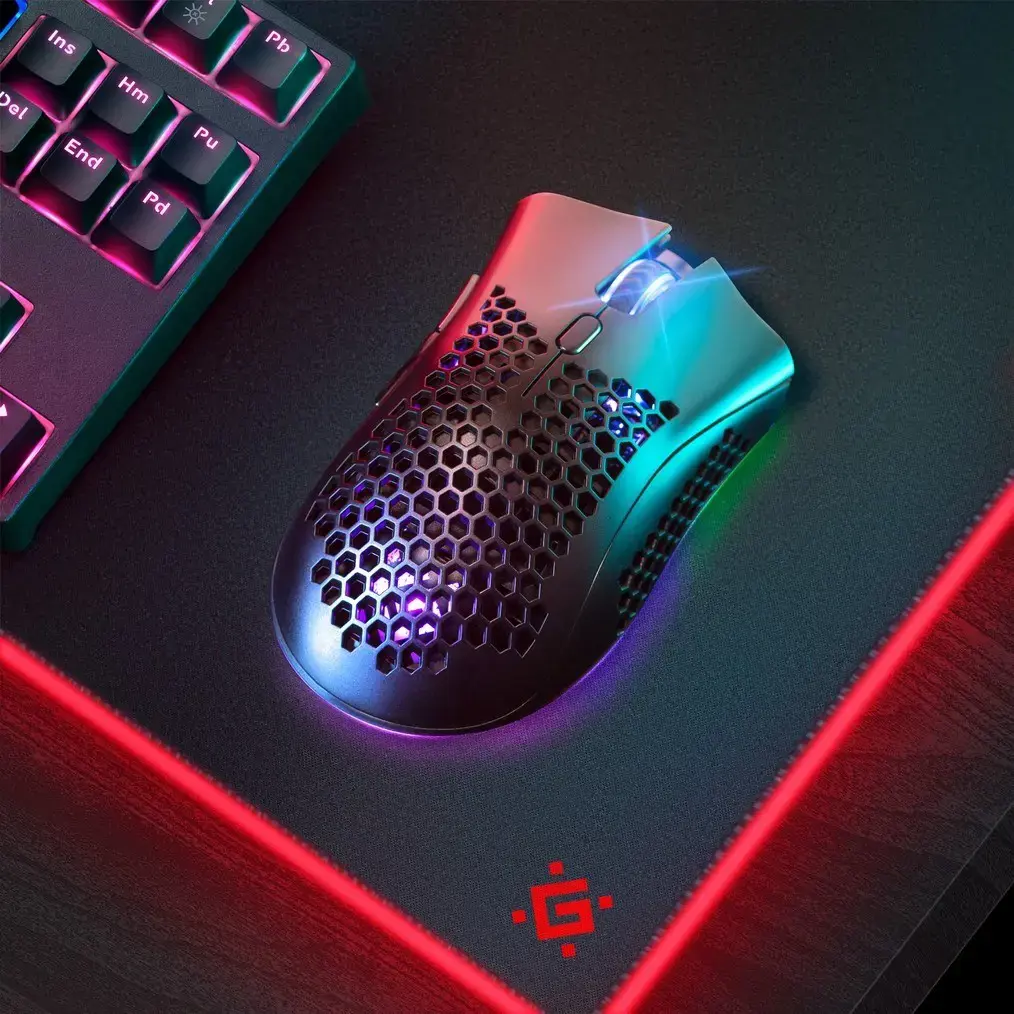 Defender GM-709L Warlock 52709 Belaidė pelė žaidėjams su RGB apšvietimu