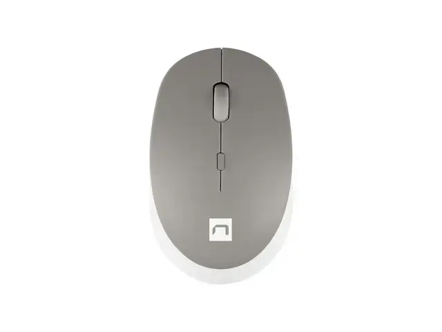 NATEC belaidė pelė Harrier 2 1600DPI "Bluetooth 5.1" baltai pilka