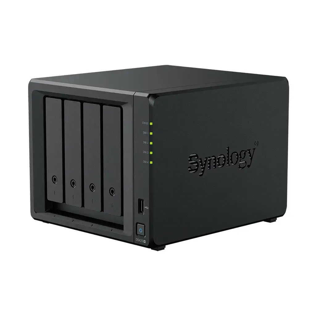 Synology DiskStation | DS425+ | Intel Celeron | J4125 | Processor frequency 2.0 GHz | 2 GB | DDR4 | Black