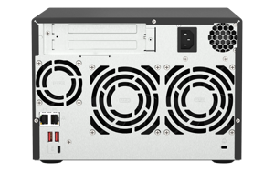 QNAP TS-673A, NAS, bokštinis, "AMD Ryzen", V1500B, juodas
