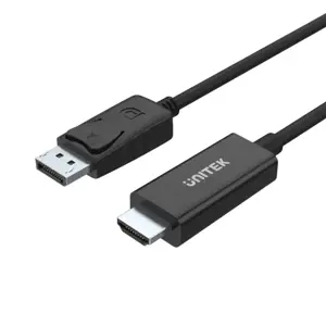 UNITEK Y-5118CA vaizdo kabelio adapteris 1,8 m HDMI A tipo (standartinis) DisplayPort juodas