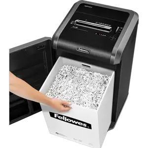 "Fellowes Powershred 325Ci" kryžminio pjaustymo smulkintuvas, kryžminis smulkinimas, 24 cm, 4 x 38 mm, 83 l, 4000 mm/min, 24 lapai