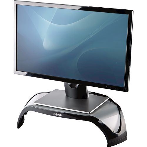 "Fellowes Smart Suites" monitoriaus pakyla, laisvai pastatoma, 10 kg, 53,3 cm (21"), reguliuojamas aukštis, juoda