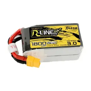 Akumuliatorius Tattu R-Line Version 3.0 1800mAh 14,8V 120C 4S1P XT60