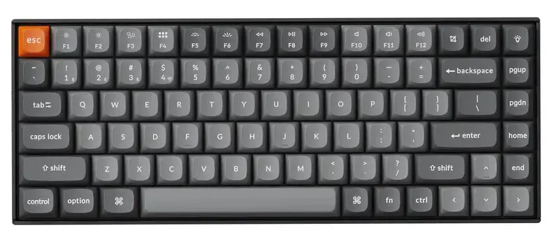 Keychron K2 Max RGB Aluminum - US Layout - Hot-Swappable Gateron Super Brown Wireless Keyboard