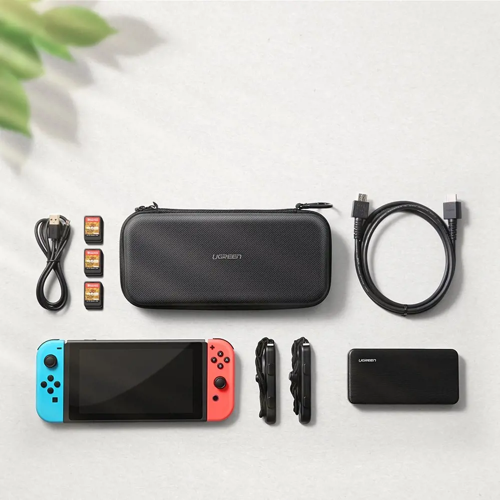"Ugreen" dėklo dėžutė "Nintendo Switch" ir priedams 26 cm x 12 cm x 4 cm juoda (LP174 50974)