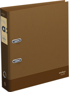 A4 Lever Arch File Ambar Kraft Brown