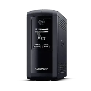 CyberPower VP700ELCD, Line-Interactive, 0.7 kVA, 390 W, Sine, 167 V, 295 V