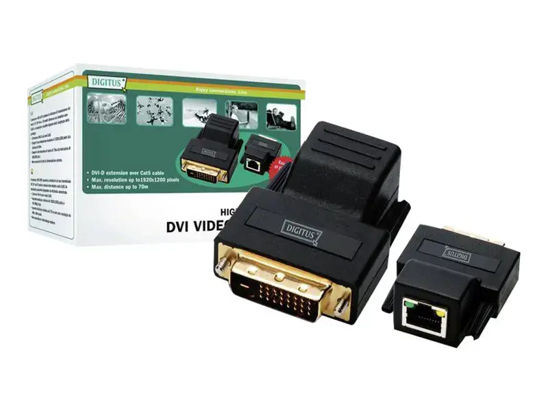 DIGITUS DVI ilgintuvas per Cat5 50 m 1920x1200