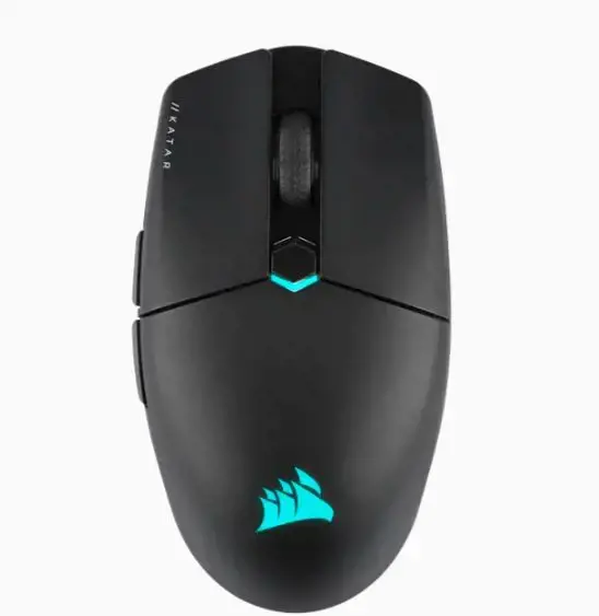 CORSAIR KATAR Elite belaidė žaidimų pelė juoda 26000 DPI optinė