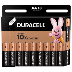 Baterijos DURACELL AA, LR6 18 vnt.