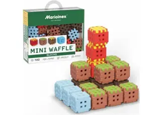 Marioinex Mini Waffle Building Blocks, 142 pieces