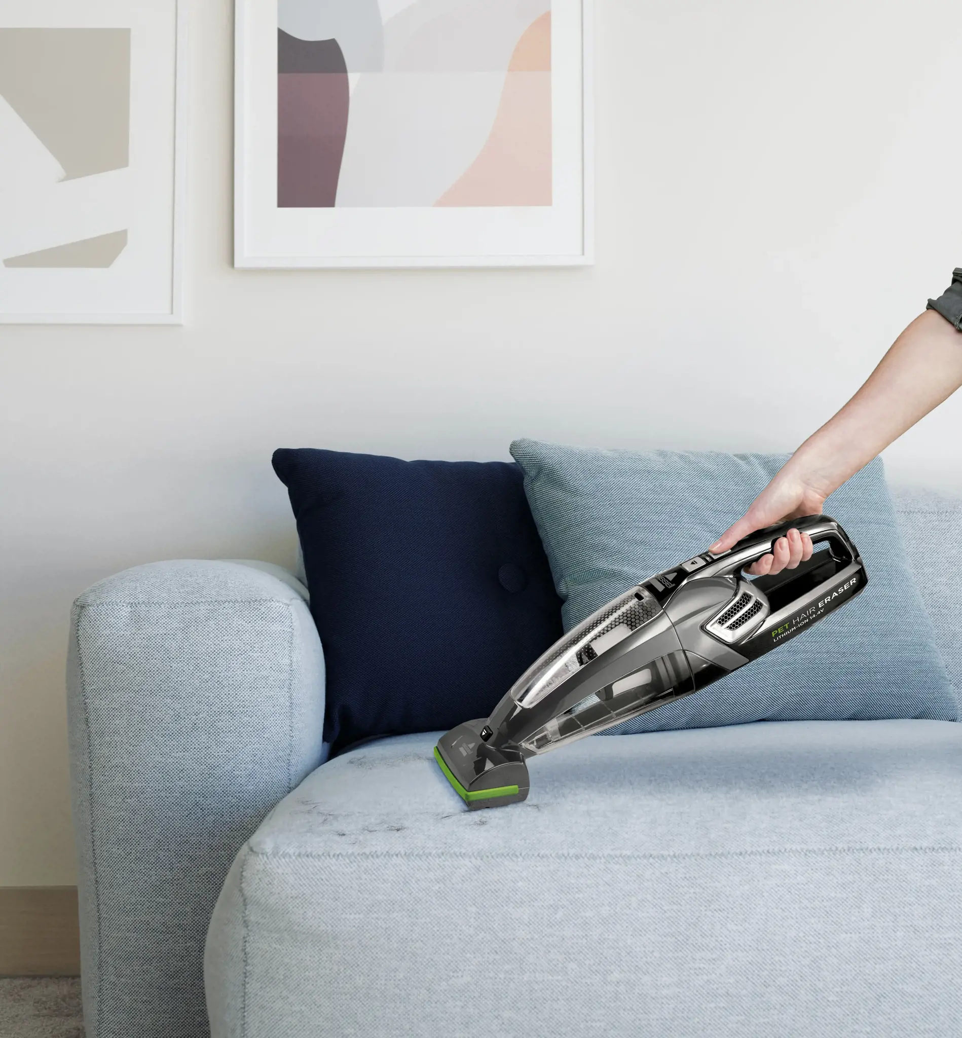 Bissell Pet Hair Eraser 2278N belaidis darbinis, rankinis, 14,4 V, pilkos spalvos, 24 mėn. garantija, Akumuliatoriaus garantija 24 mėn.