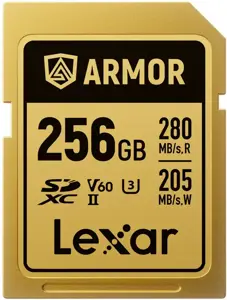 Lexar memory card SDXC 256GB Armor Gold UHS-II U3